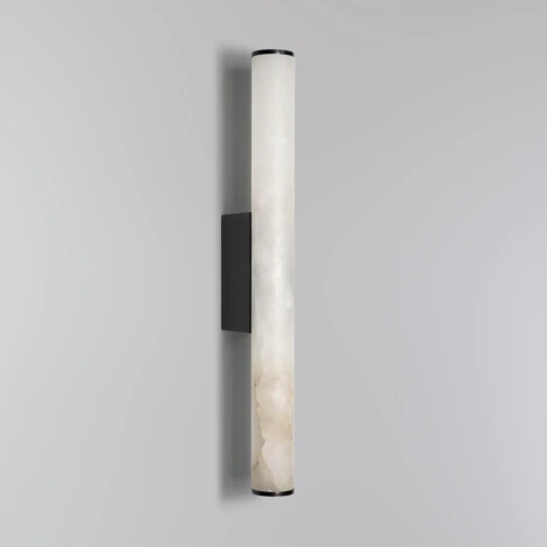 TUBE 400 LED wandlamp – Albast natuursteen